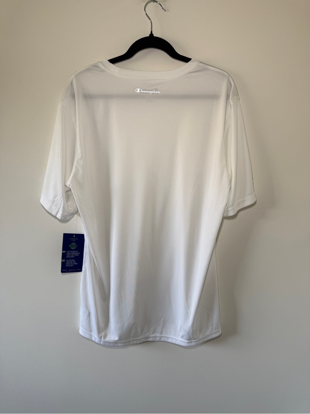 Champion Men’s White Performance Athletic T-Shirt NWT Size L - Picture 2 of 4